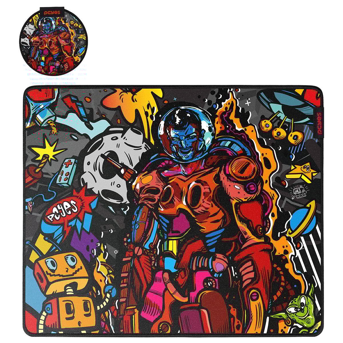 Mouse Pad Gamer Pcyes Dr Kepler 500 X 400...