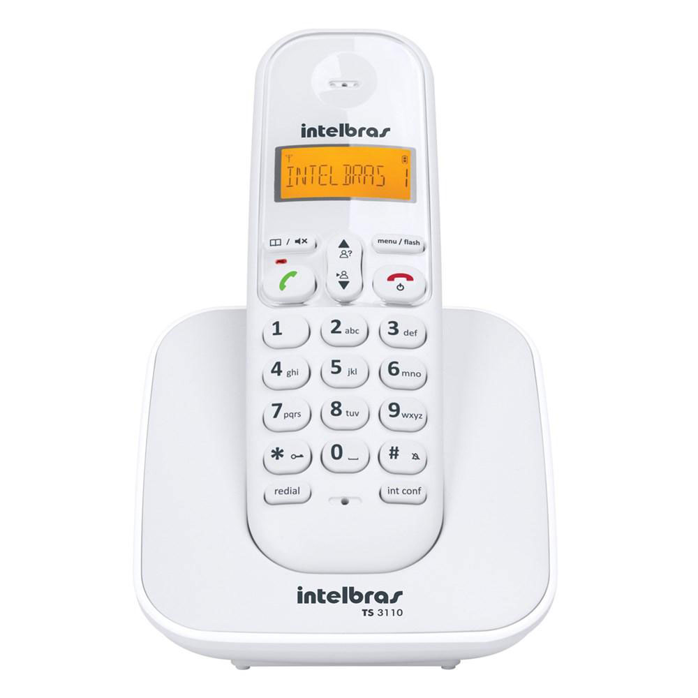 Telefone sem Fio Intelbras TS3110 Branco
