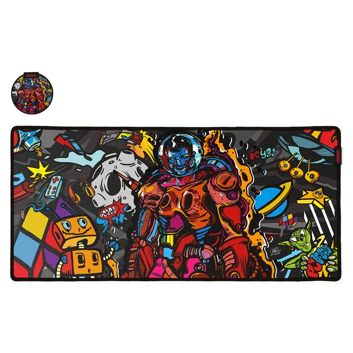 Mouse Pad Gamer Pcyes Dr Kepler Extended ...