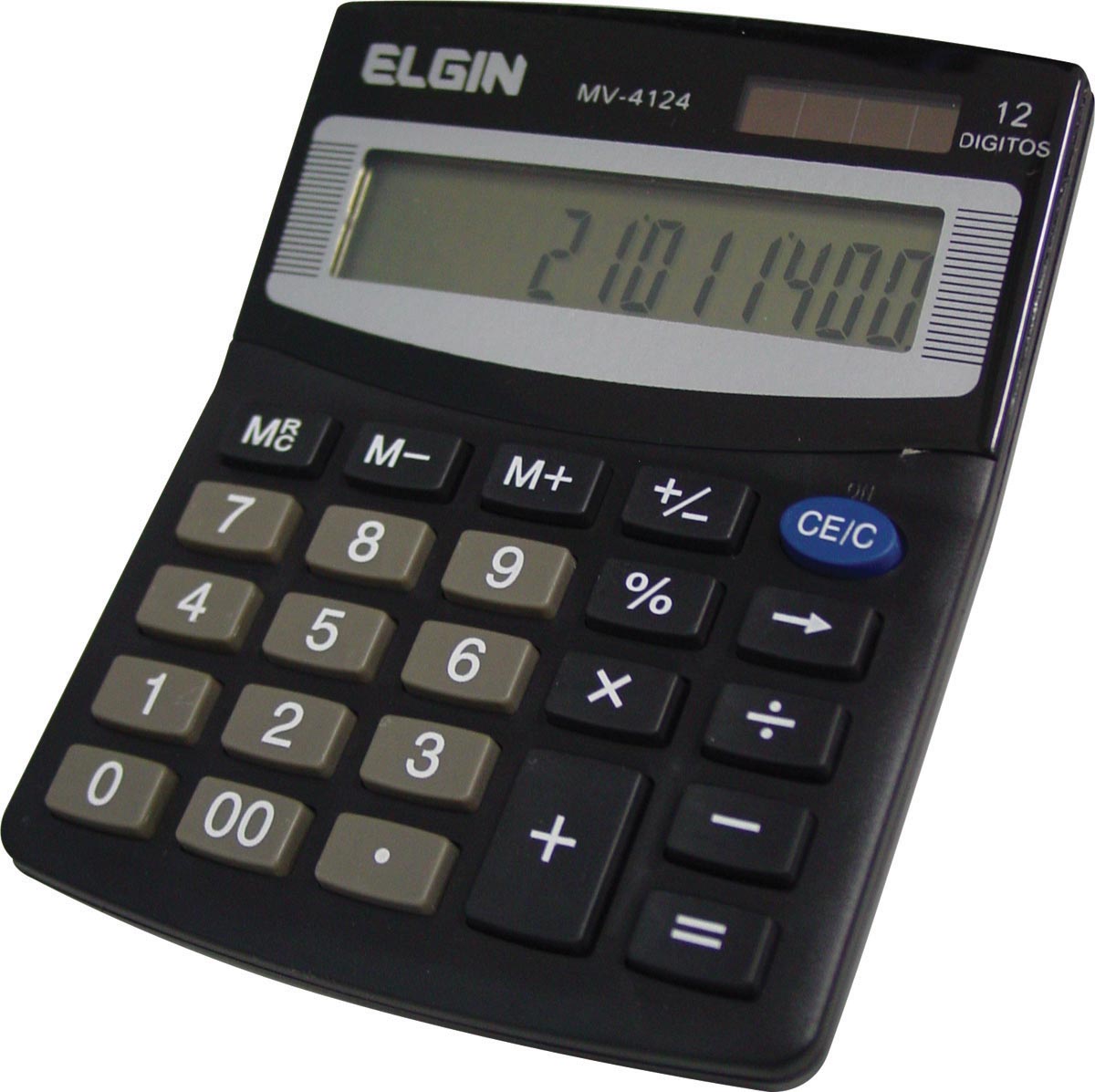 Calculadora De Mesa 12 Digitos Mv-4124 Preta