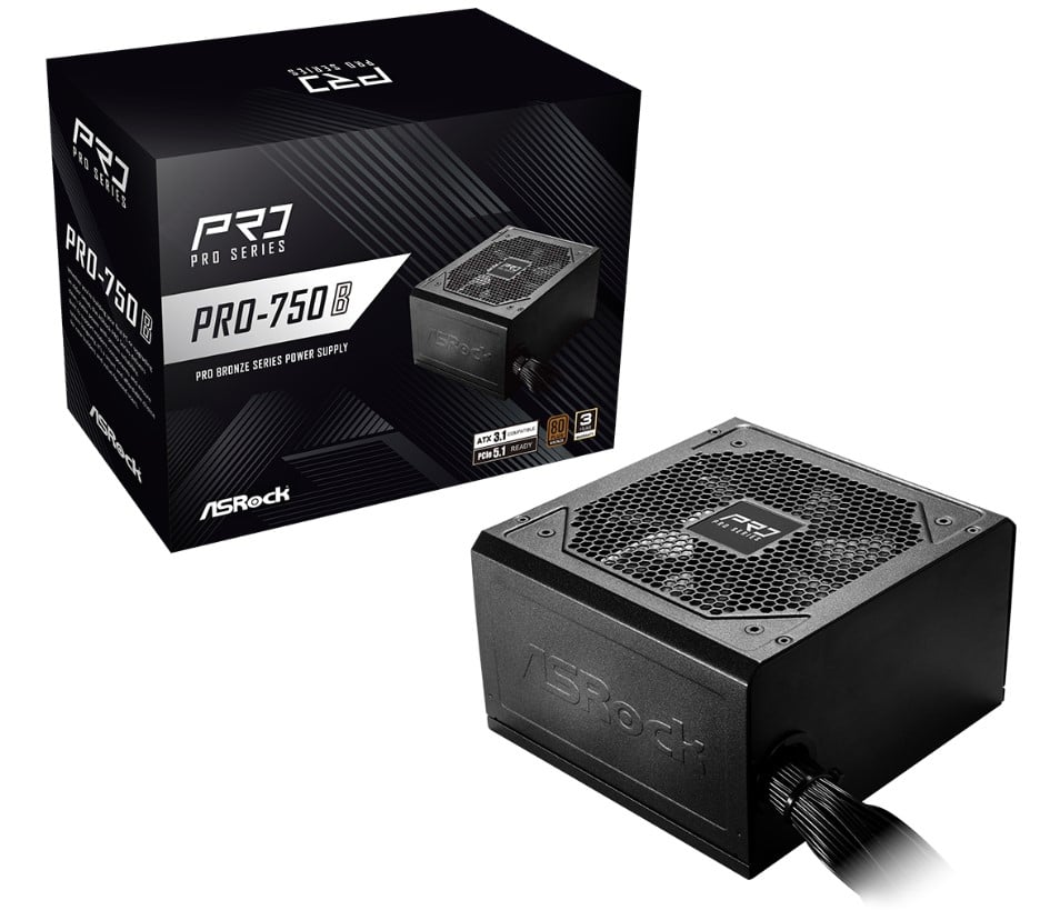 Fonte Asrock Pro 750w 80 Plus Bronze Atx ...