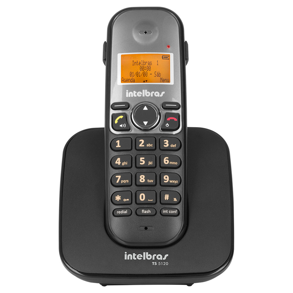 Telefone sem fio Intelbras TS5120 Digital 